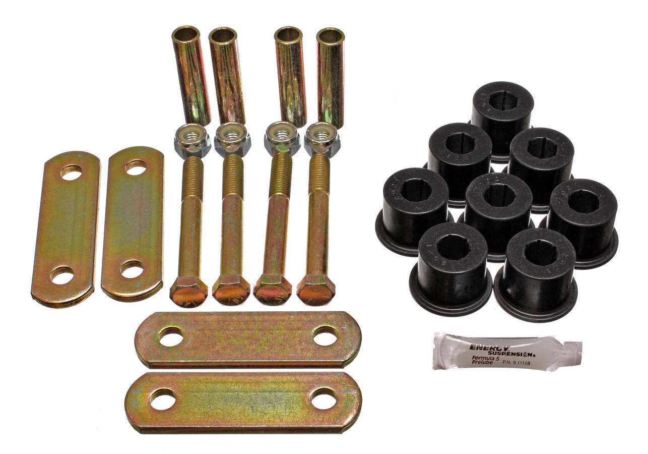 Energy Suspension 67-81 Camaro Shackle Set w/o Sprng Bush Black MPN ENE3-2135G For GM F-Body 1967-81