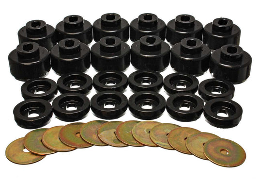Energy Suspension Body Cab Mount Set 00-07 Tahoe/Yukon 2WD MPN ENE3-4156G For GM Fullsize SUV 2000-07