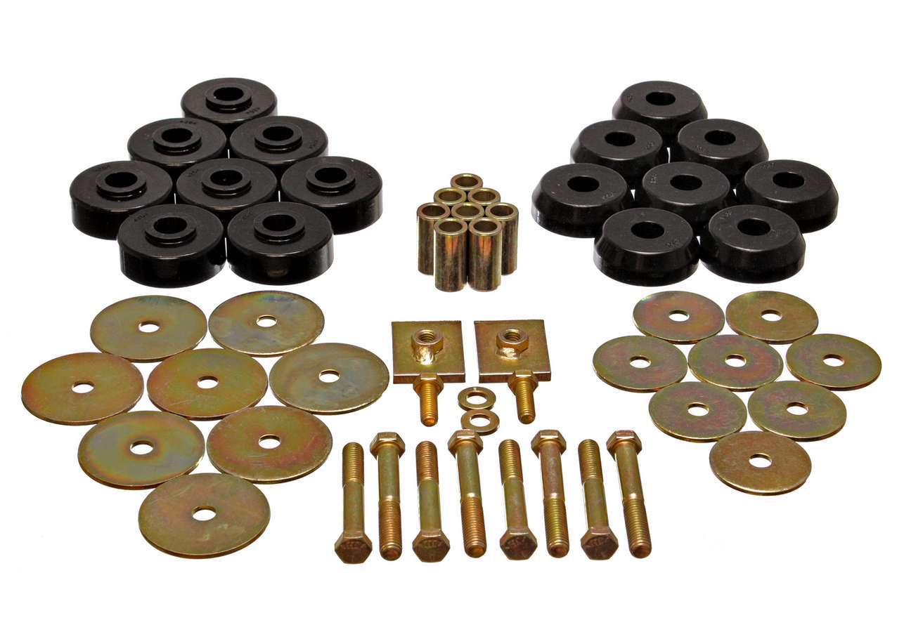 Energy Suspension BODY MOUNT SET EXC. CCON VERTIBLE MPN ENE3-4166G For GM B-Body 1959-64