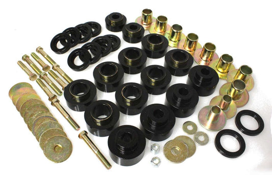 Energy Suspension Body Mount Bushing Set MPN ENE3-4170G For GM A-Body 1968-72