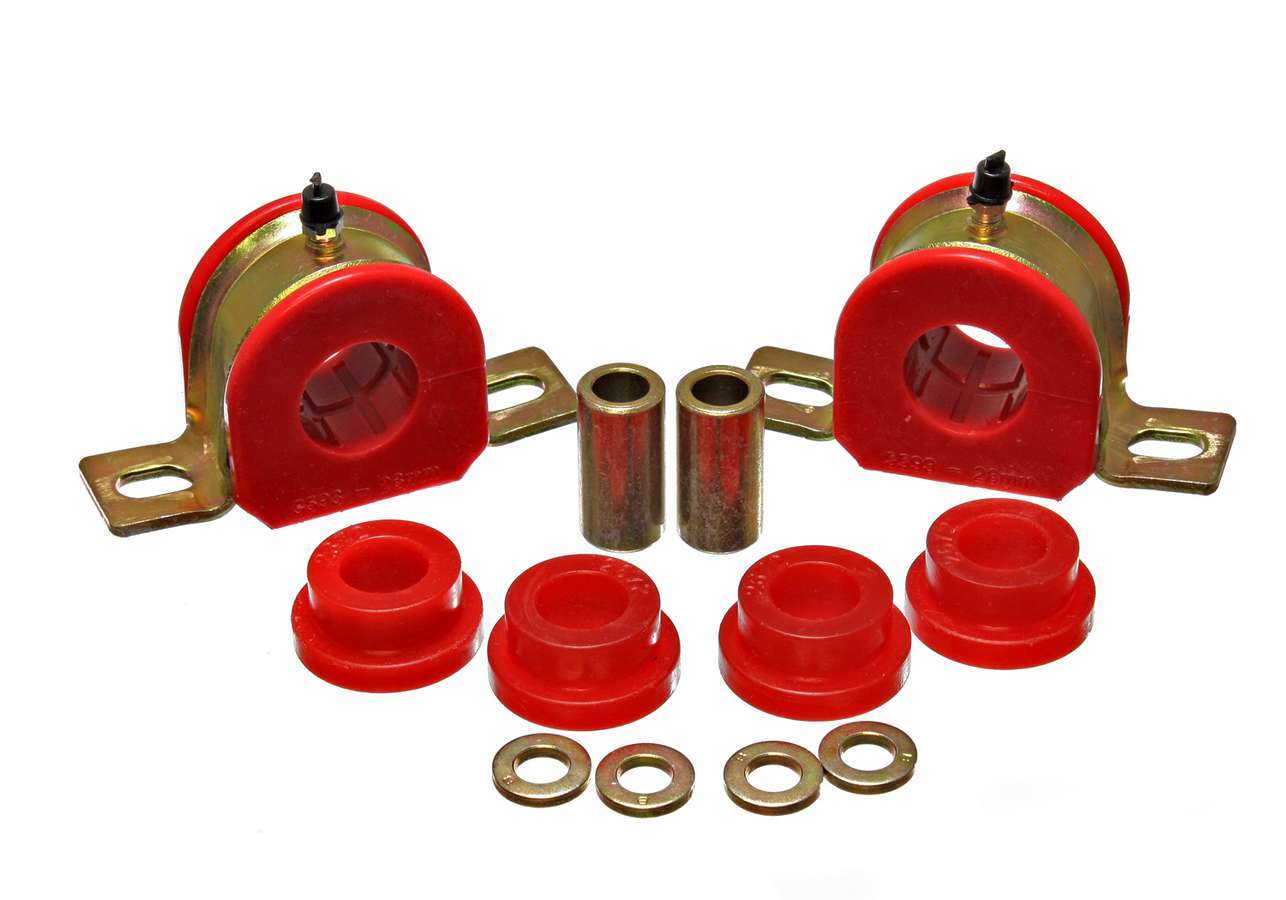 Energy Suspension  Rear Sway Bar Bushing Set 28MM Red 3.5215R