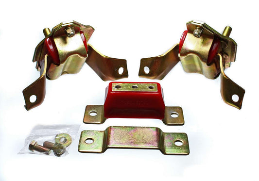 Energy Suspension 5.0L Mustang Motor Mounts & Trans- Red MPN ENE4-1124R For Ford Mustang 1984-95