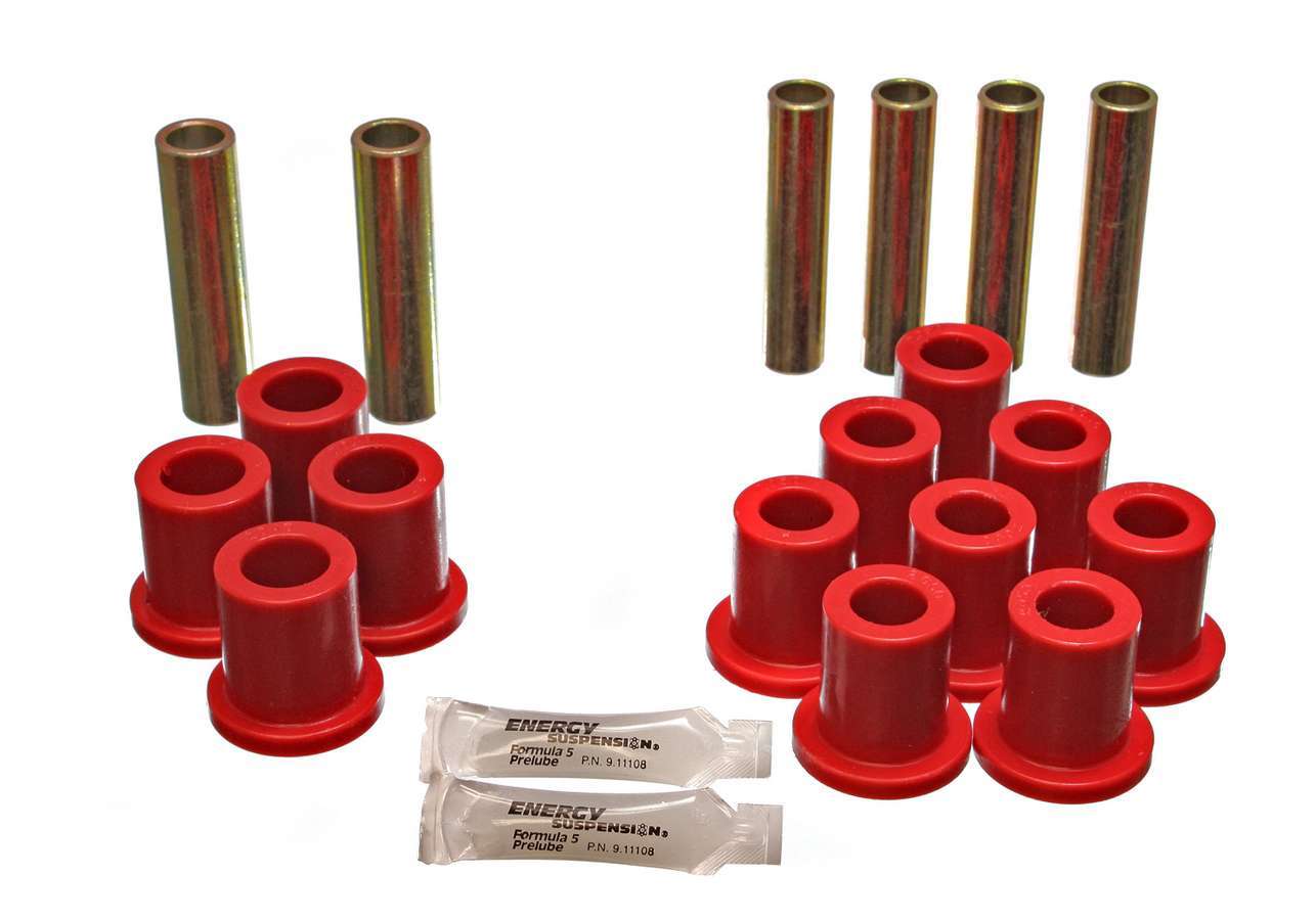 Energy Suspension Ford Complete Spring & Shackle Set Red MPN ENE4-2103R For Ford Fullsize SUV, Truck 1973-79
