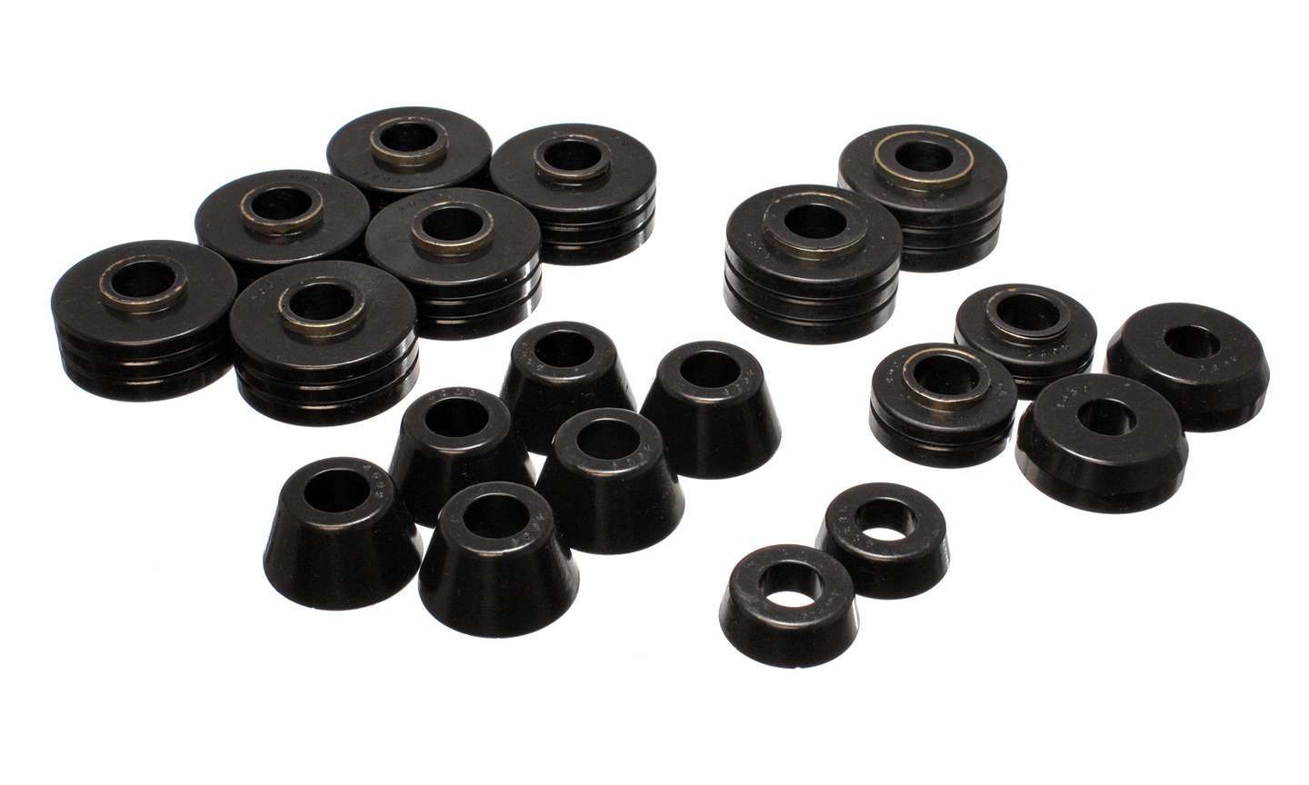 Energy Suspension Bronco Body Mounts-Black MPN ENE4-4102G For Ford Fullsize SUV 1966-77