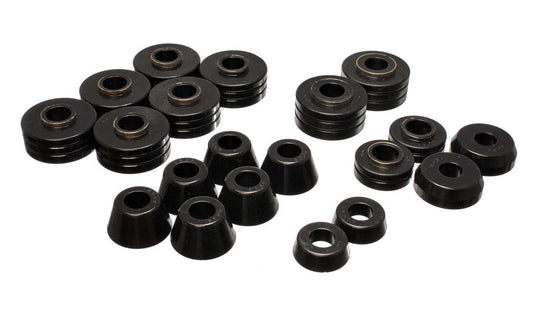 Energy Suspension Bronco Body Mounts-Black MPN ENE4-4102G For Ford Fullsize SUV 1966-77
