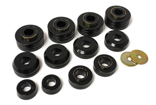 Energy Suspension Ford Body Mounts - Black MPN ENE4-4104G For Ford Fullsize Truck 1965-79