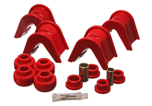 Energy Suspension 4 Deg. C-Bush Kit - Red MPN ENE4-7105R For Ford Fullsize SUV, Truck 1966-79