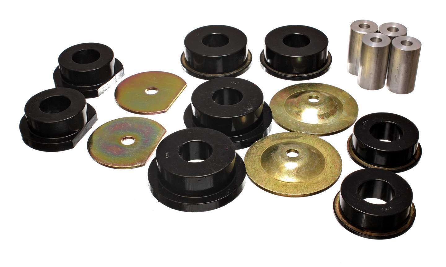 Energy Suspension 06-14 Charger Subframe Bushing Set - Rear MPN ENE5-4114G For Chrysler, Dodge Challenger, Ram 2005-15