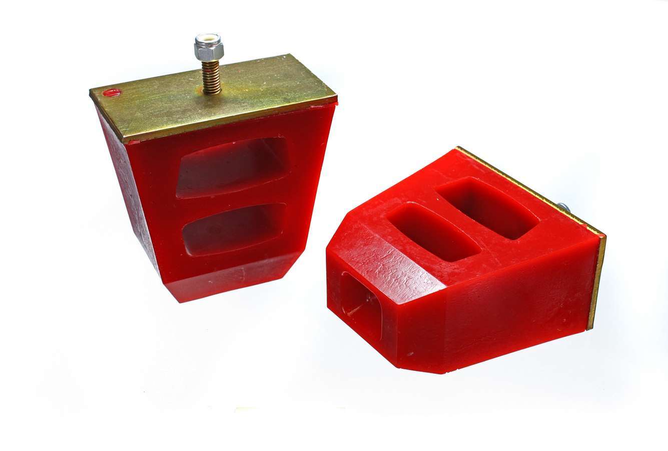 Energy Suspension Bump Stop 4-1/2 x 4-1/2 x 2-1/2 Pair MPN ENE9-9104R For Universal use