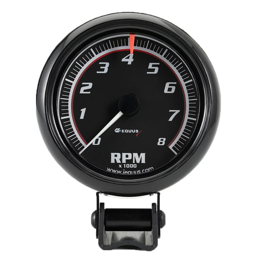 Equus 2-1/2 Dia Tachometer 8000 RPM Black Dial MPN EQUE6086