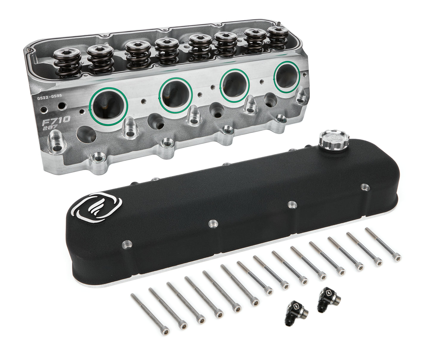 Frankenstein Engine Dynamics F710 LS7 Cylinder Head Square Port Assembled MPN FED116111 For GM LS-Series