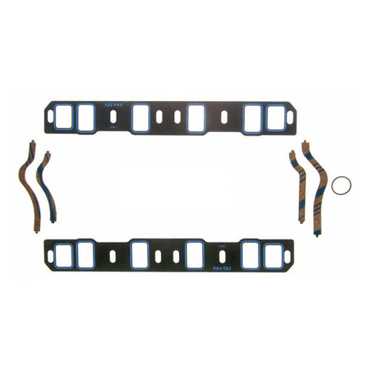 Fel-Pro Intake Gasket Set - SBF w/Steel Core MPN FEL1250S-3 For Ford