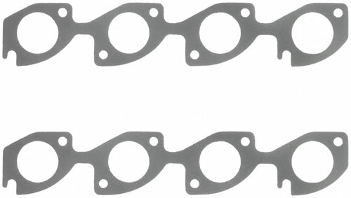 Fel-Pro Exhaust Gasket - SBC Round Port 1.92 MPN FEL1456 For Chevy