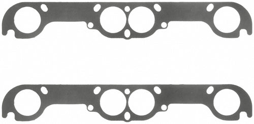 Fel-Pro SBC 18 Deg. w/ Adapter p late EXH gasket MPN FEL1483 For Chevy