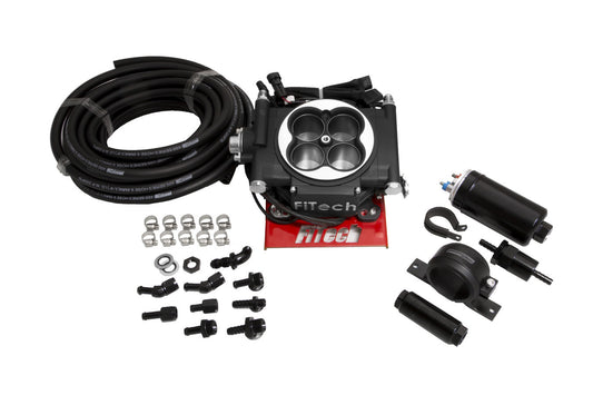 Fitech Fuel Injection Go EFI 4 Master Kit System Black Finish MPN FIT31002 For Universal use