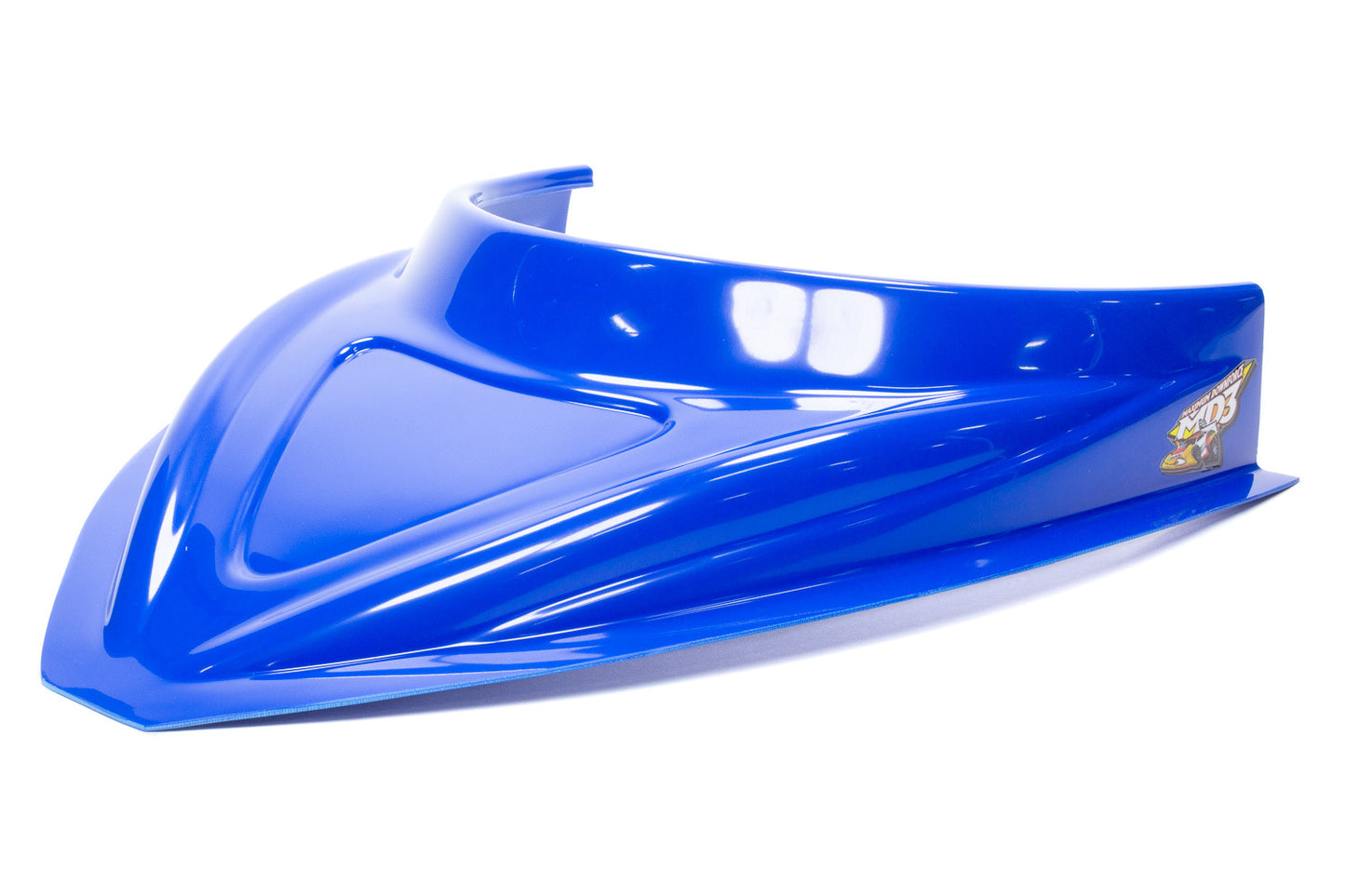 Fivestar  MD3 Hood Scoop 3in Tall Curved Chevron Blue 040-4114-CB