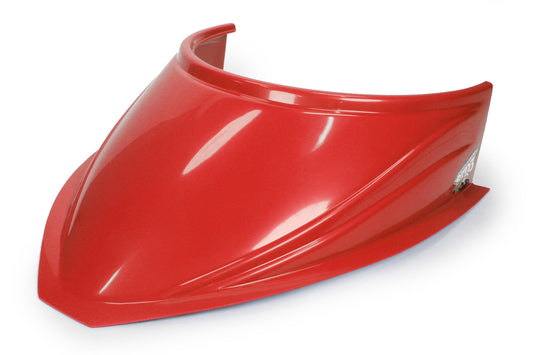 Fivestar  MD3 Hood Scoop 5in Tall Curved Red 040-4116-R