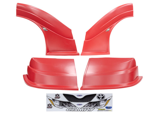 Fivestar MD3 Evolution DLM Combo Toyota Red MPN FIV32713-43554-R For Toyota Camry, Dirt Late Model