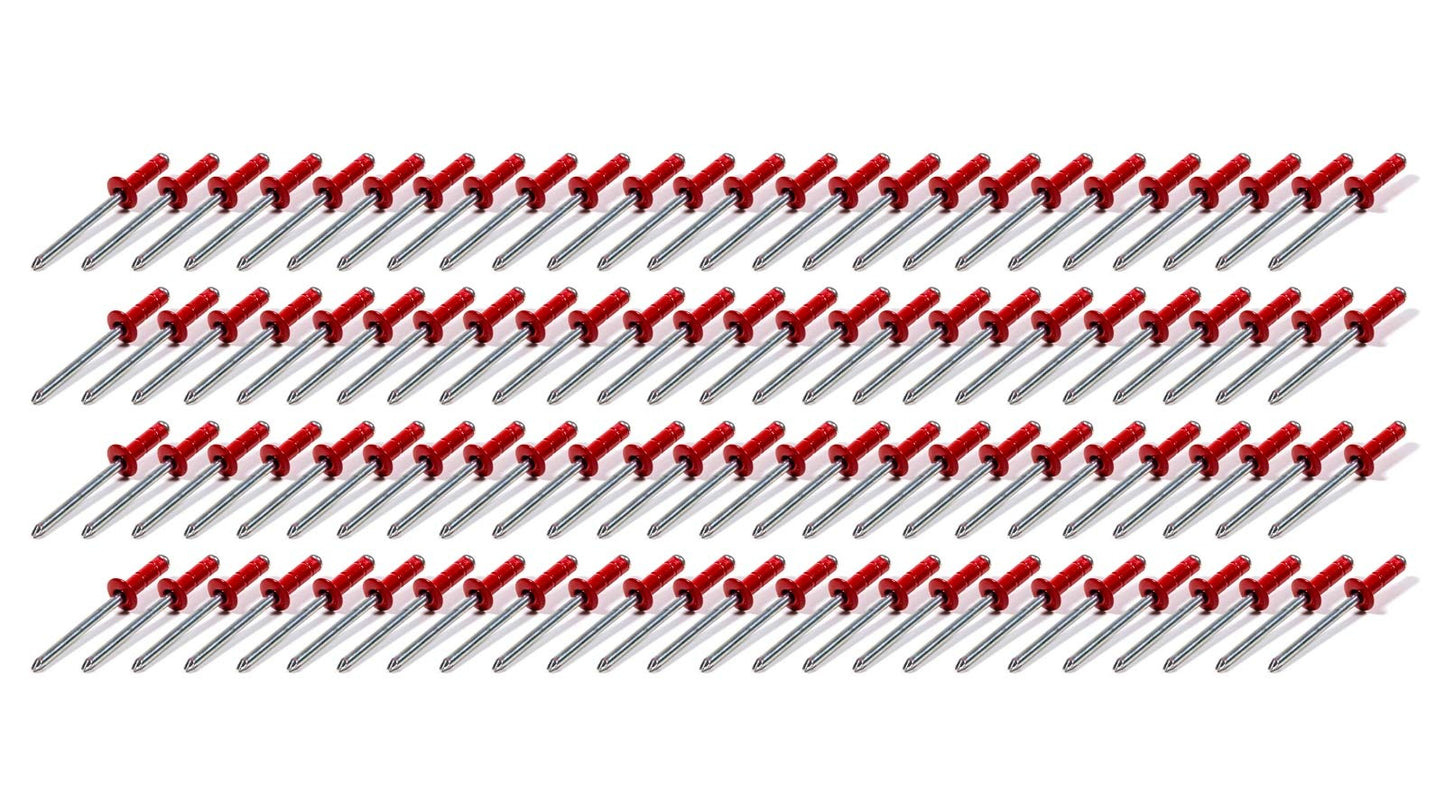 Fivestar  Sml Hd Rivet Red Multi-Grip 100pk 814R-100S