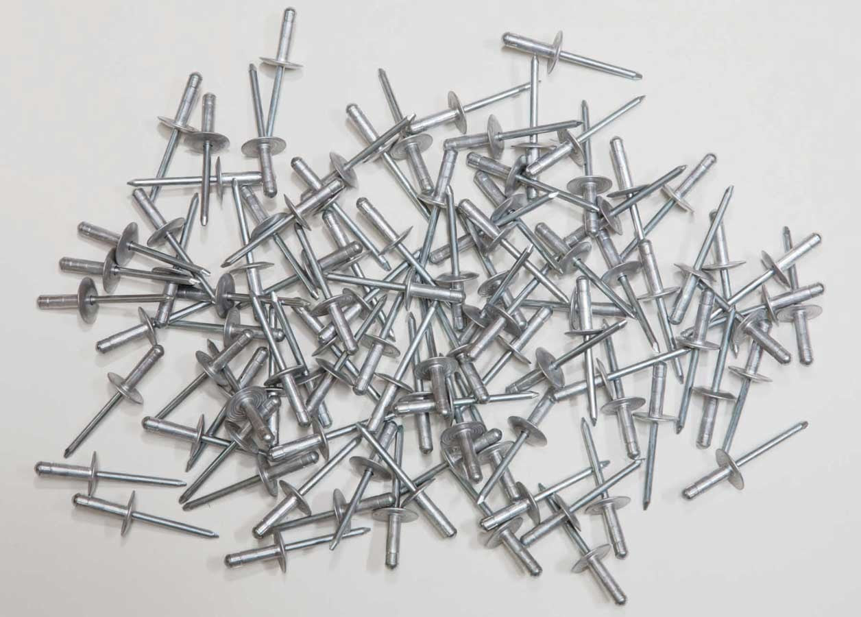 Fivestar  Large Head Rivet Silver 100pc 3/16in 816-100L