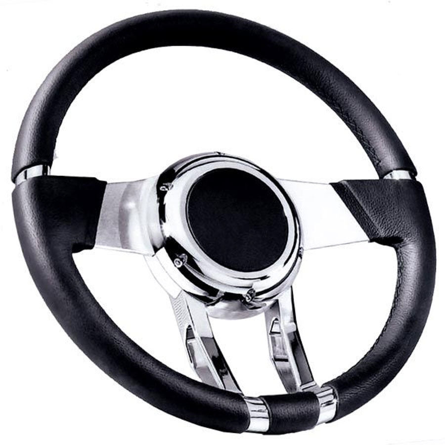 Flaming River  WaterFall Steering Wheel Black FR20150