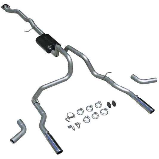 Flowmaster 99-06 GM P/U Ext Cab SB American Thunder System MPN FLO17428 For GM Fullsize Truck LS-Series 1999-2007