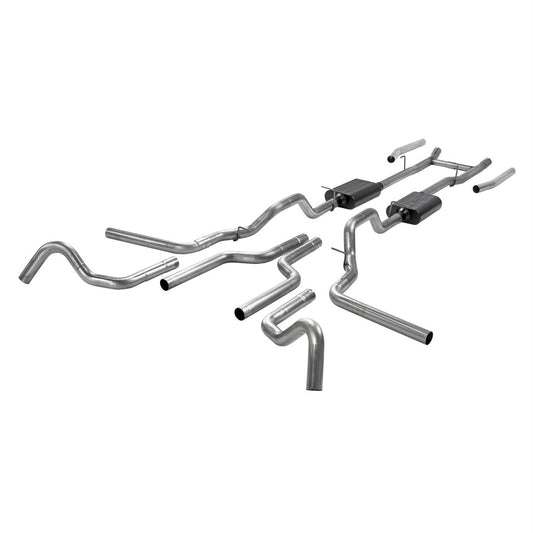 Flowmaster 67-72 Ford F100 Header Back 2.5in Exhaust Kit MPN FLO817938 For Ford Fullsize Truck 1967-72