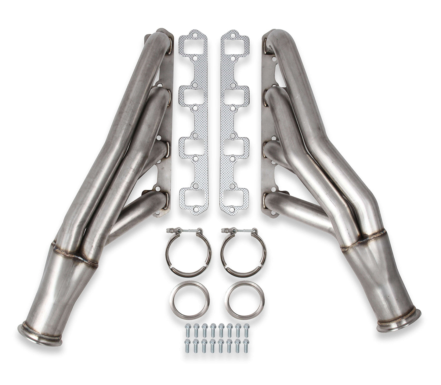 Flowtech SBF Turbo Headers - 304 Stainless Steel 1-3/4in MPN FLT12164FLT For Ford