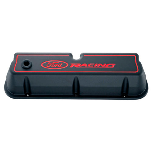 Ford Die Cast Alm Valve Cover Set w/Ford Racing Logo MPN FRD302-003 For Ford