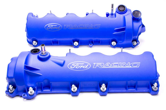 Ford 4.6L 3-Valve V/C Blue Powder Coated w/Logo MPN FRDM6582-FR3VBL For Ford