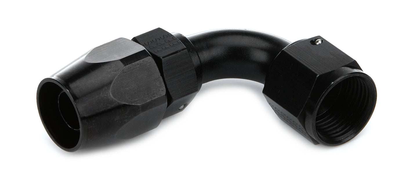 Fragola Hose Fitting #10 90 Deg Black MPN FRG109010-BL