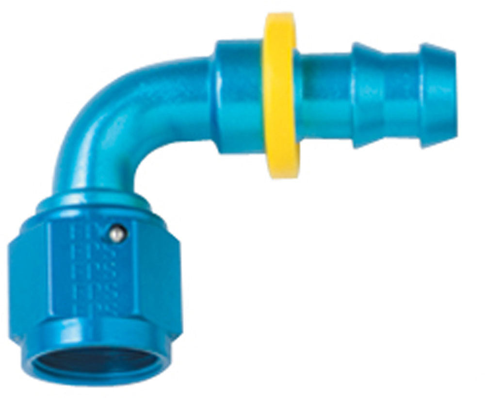 Fragola  Hose Fitting #4 90 Deg Push Lock 209004