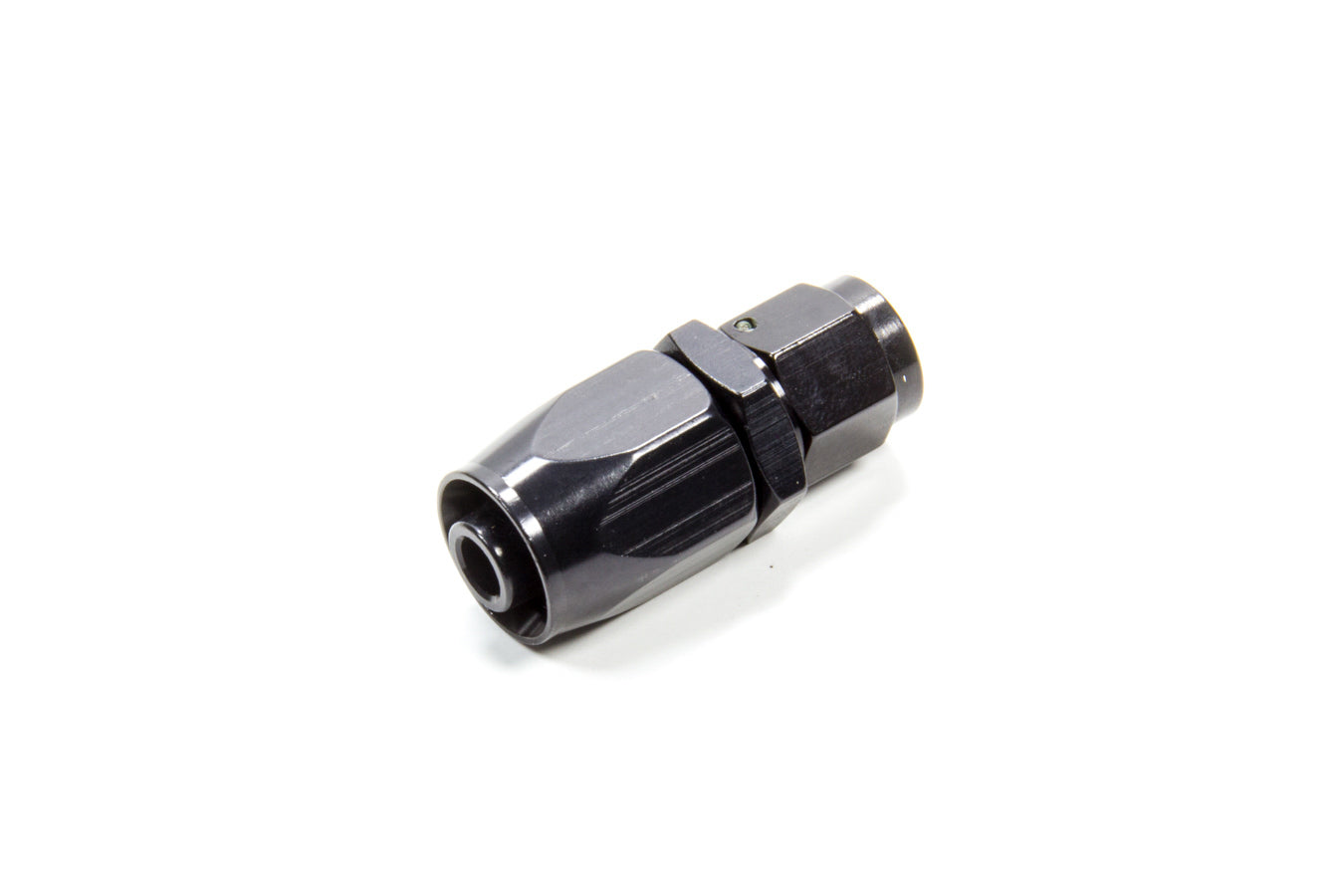 Fragola  Hose Fitting #6 Straight to #8 Hose Black 220105-BL