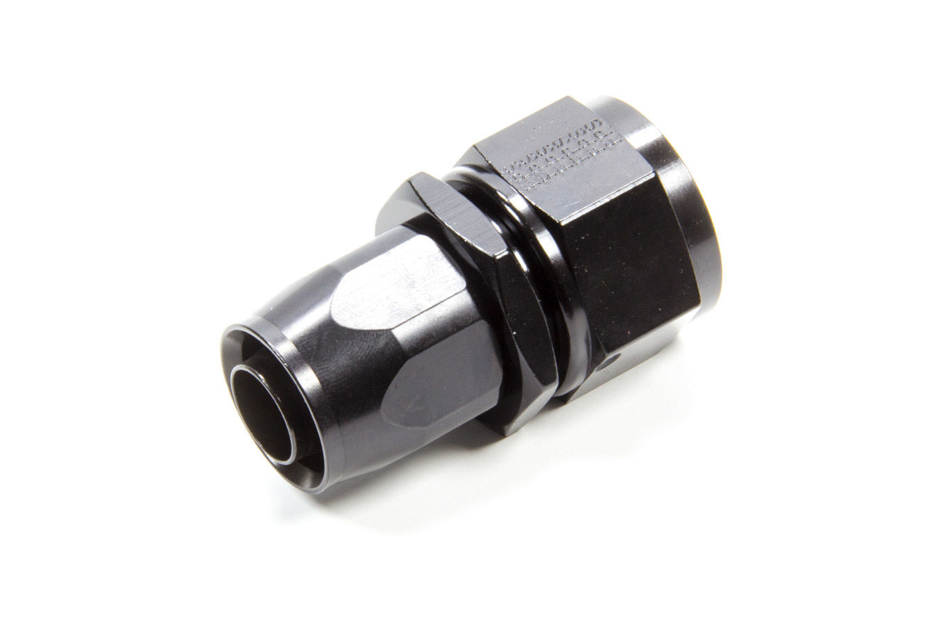 Fragola  Hose Fitting #16 Str. to #12 Hose Black 220115-BL