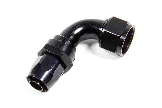 Fragola Hose Fitting #16 90 Deg. to #12 Hose Black MPN FRG229015-BL