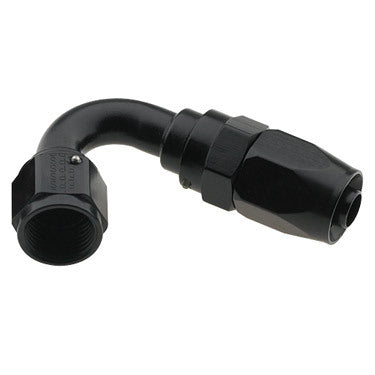 Fragola  Hose Fitting #12 120 Deg to #16 Hose Black 231213-BL