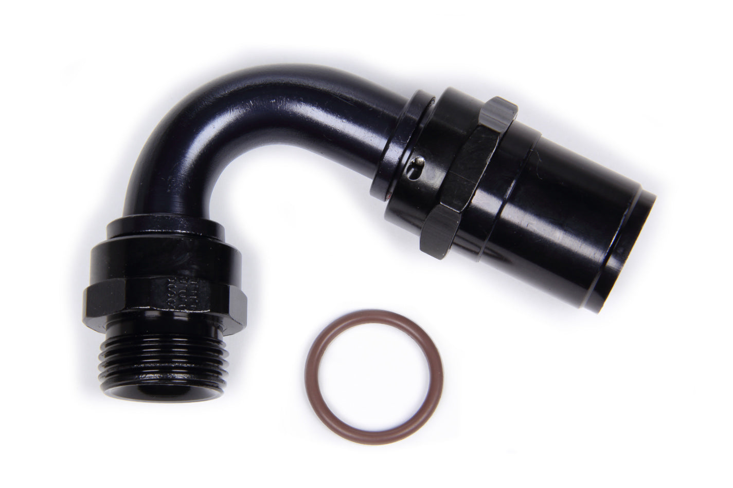 Fragola #12 Race-Rite Crimp-On Hose End 120-Degree MPN FRG2612012-RAD
