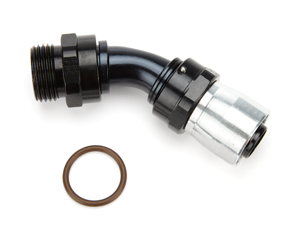 Fragola 12an ORB Male 45-Deg Crimp Hose End MPN FRG3104512-RAD