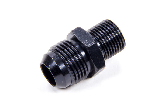 Fragola  Straight Adapter Fitting #10 x 18mm x 1.50 Black 461018-BL