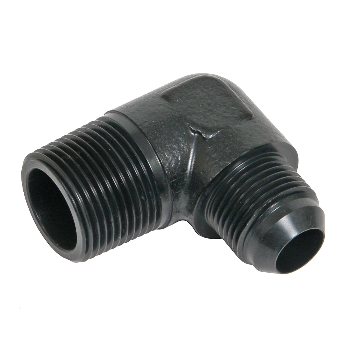 Fragola  12an to 1in MPT 90-Deg. Adapter Fitting - Black 482219-BL