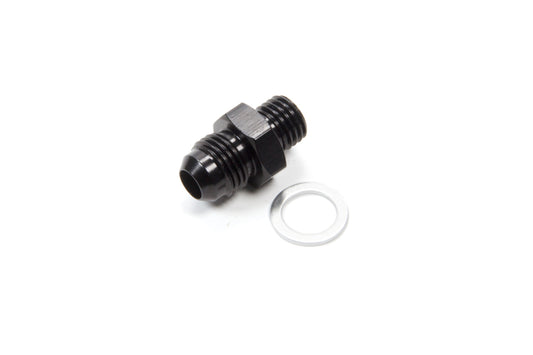 Fragola  #6 x12mm x 1.5 Adapter Fitting - Black 491953-BL