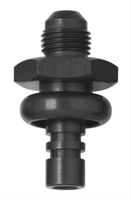 Fragola  6an to Ford EFI .550 Shank Fitting Black 491985-BL