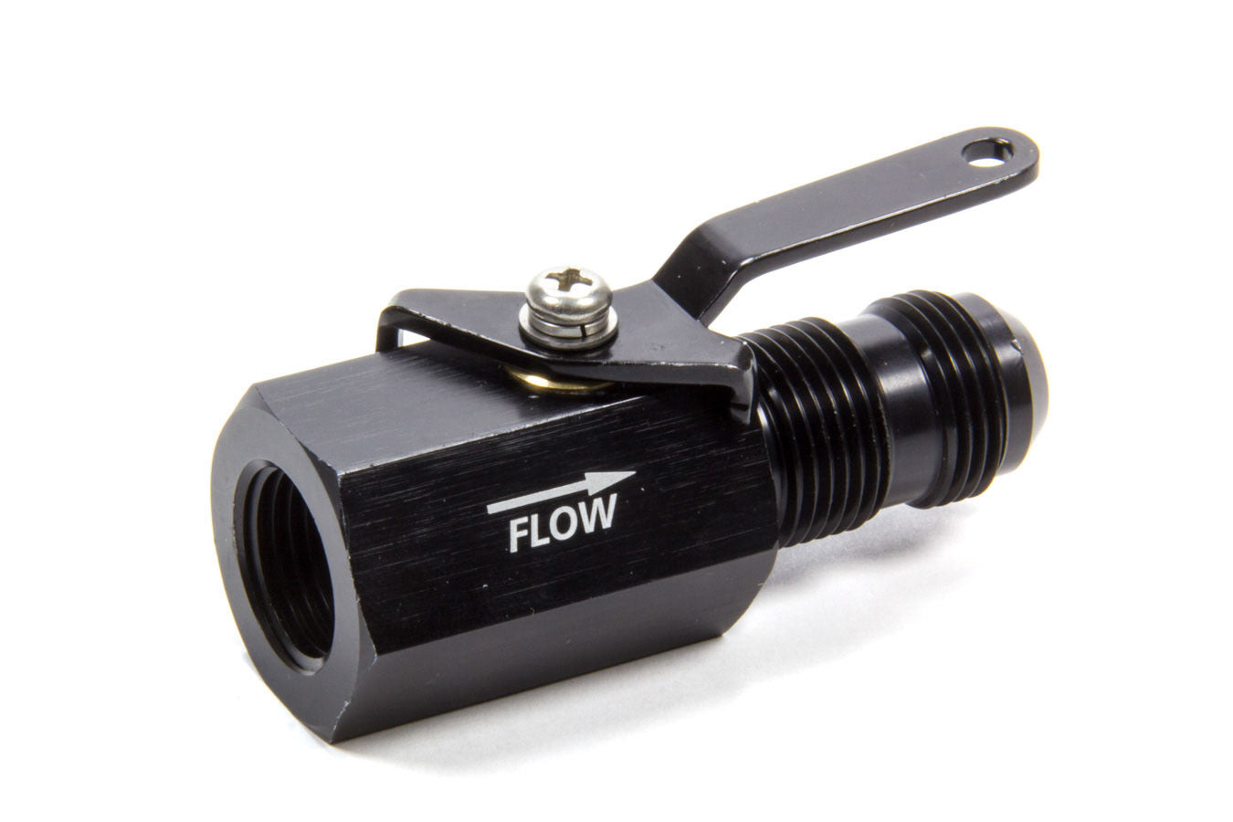 Fragola  #10 Shut off Valve Black Female Inlet/Male Outlet 961010-BL
