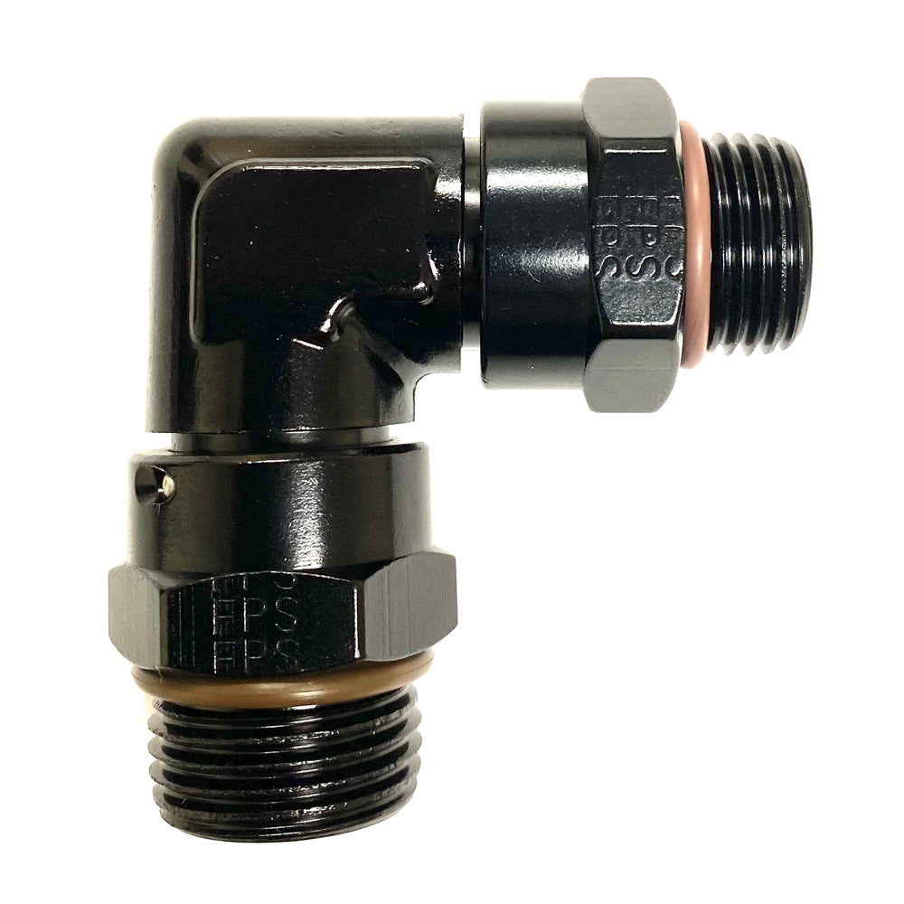 Fragola  90-Deg Male ORB Adapter Fitting #6 to #8 999603BL