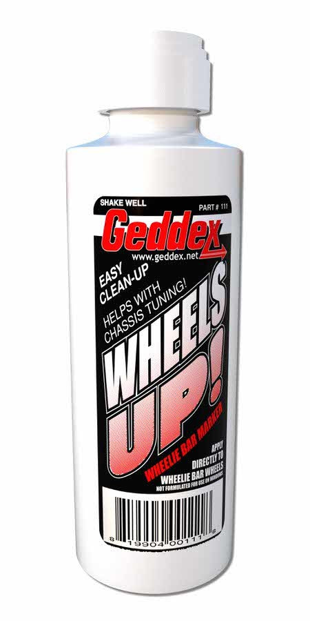 Geddex  Wheels Up Wheelie Bar Marker White 3oz Bottle 111