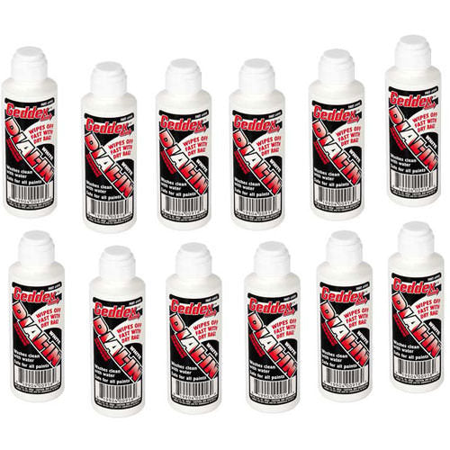 Geddex Dial-In Window Marker White Case 12x3oz Bottle MPN GDX91612