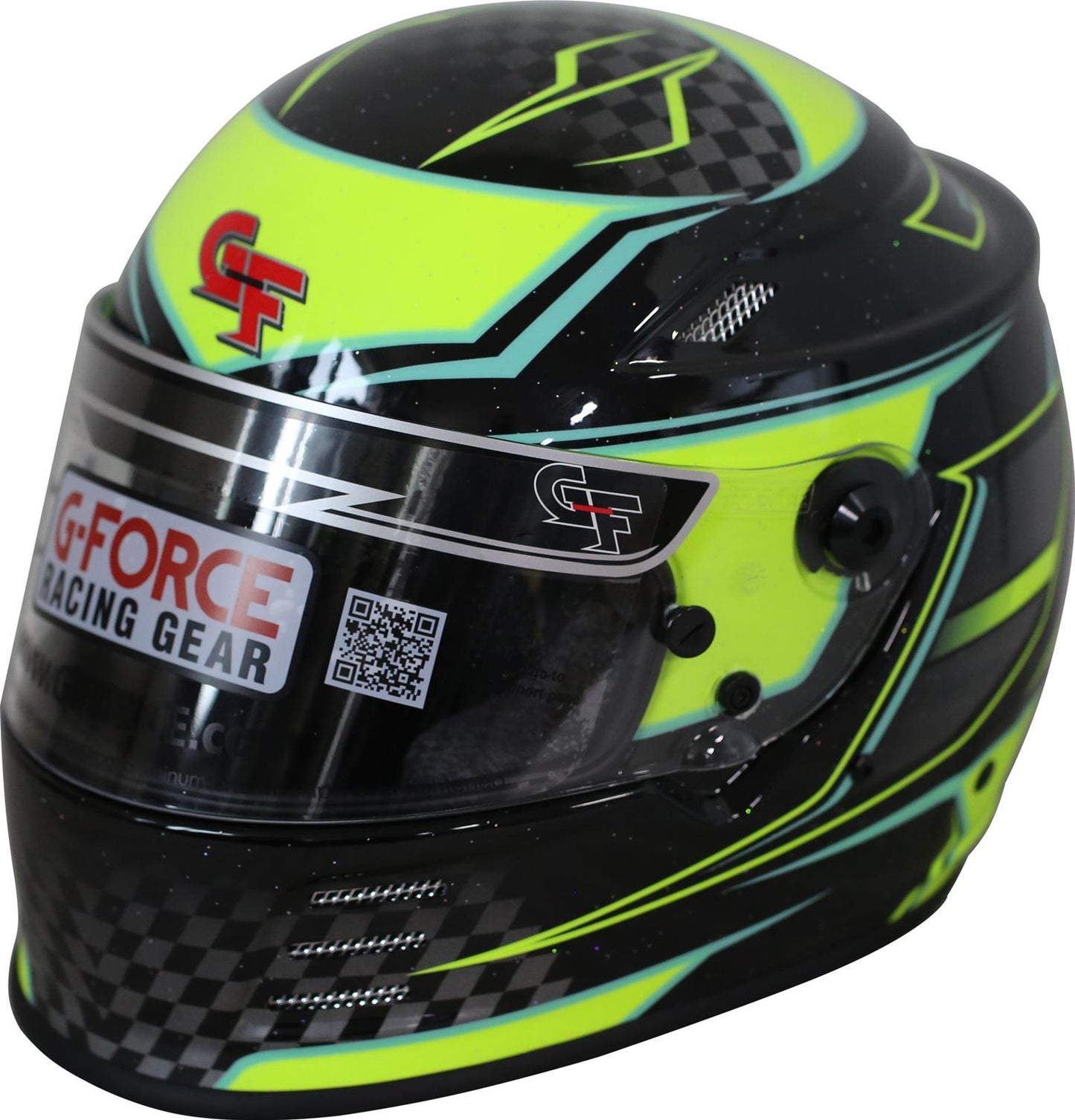 G-Force  HELMET REVO GRAPHICS MED YELLOW SA2020 13005MEDYL