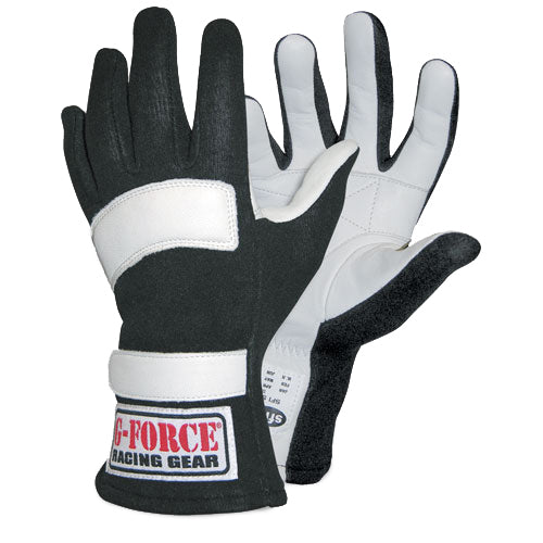 G-Force GF5 Racing Gloves XX- Small Black MPN GFR4101XXSBK