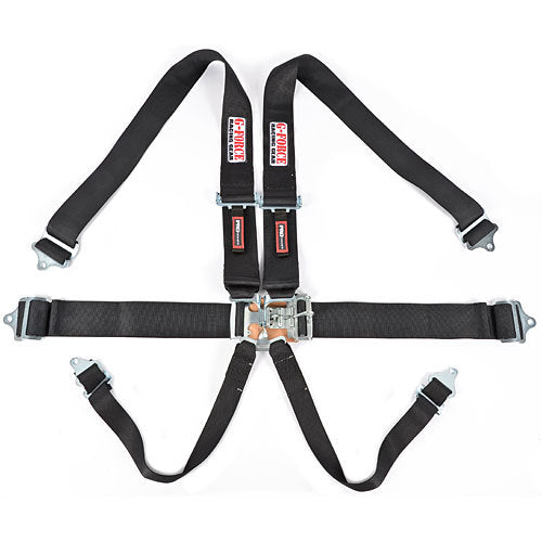 G-Force 6pt Harness Set L&L Black Indiv Shldr MPN GFR6001BK