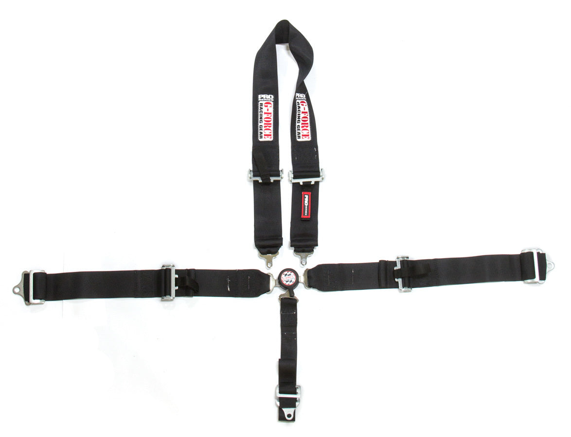 G-Force U-Type Harness Camlock Black 5pt Pro Series MPN GFR7543BK